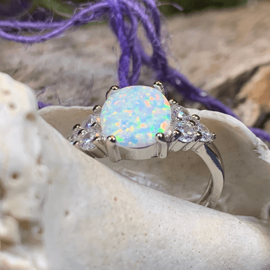 Katerina Opal Celtic Ring - 4