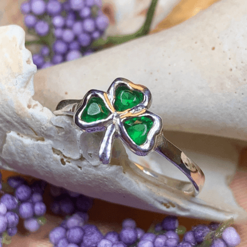 Emerald Isle Shamrock Ring - 6