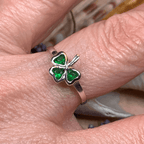 Emerald Isle Shamrock Ring - 6