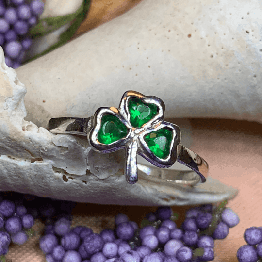 Emerald Isle Shamrock Ring - 6