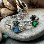 Clarina Claddagh Ring - 6 / Pink