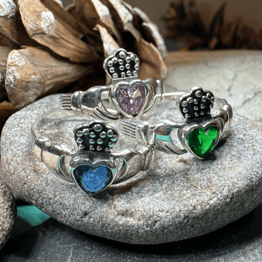 Clarina Claddagh Ring - 6 / Pink