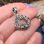 Claddagh Trinity Knot Necklace - 18