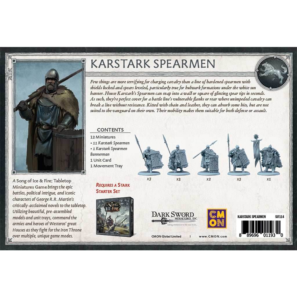 A Song of Ice & Fire: House Karstark Spearmen - 
