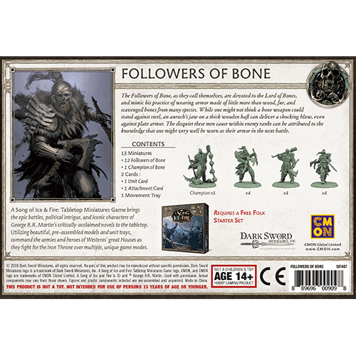 A Song of Ice & Fire: Free Folk Followers of Bone Expansion - 