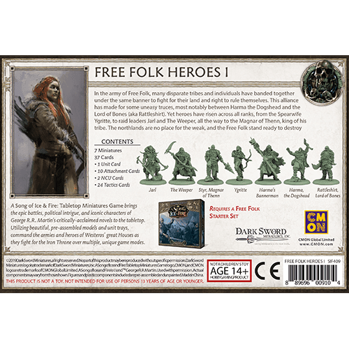 A Song of Ice & Fire: Free Folk Heroes Box #1 Expansion - 