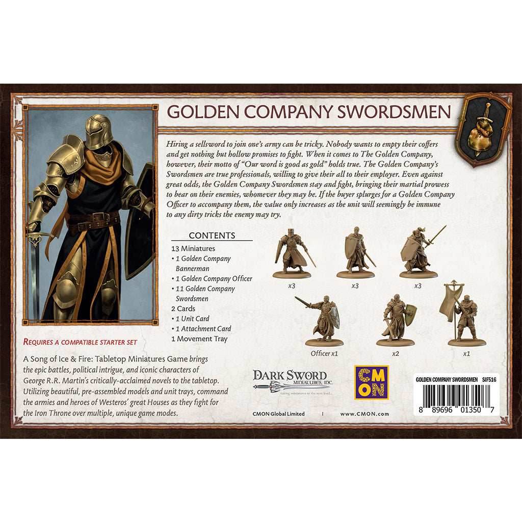 A Song of Ice & Fire: Golden Company Swordsmen - 