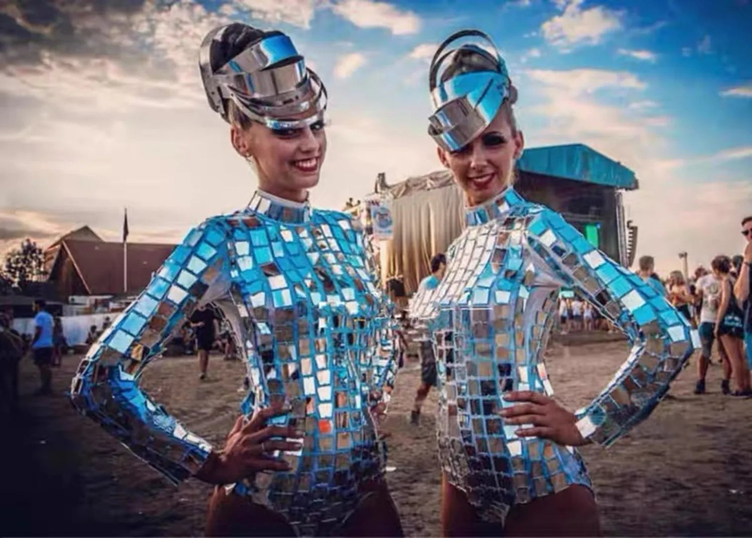 Silver armor costume