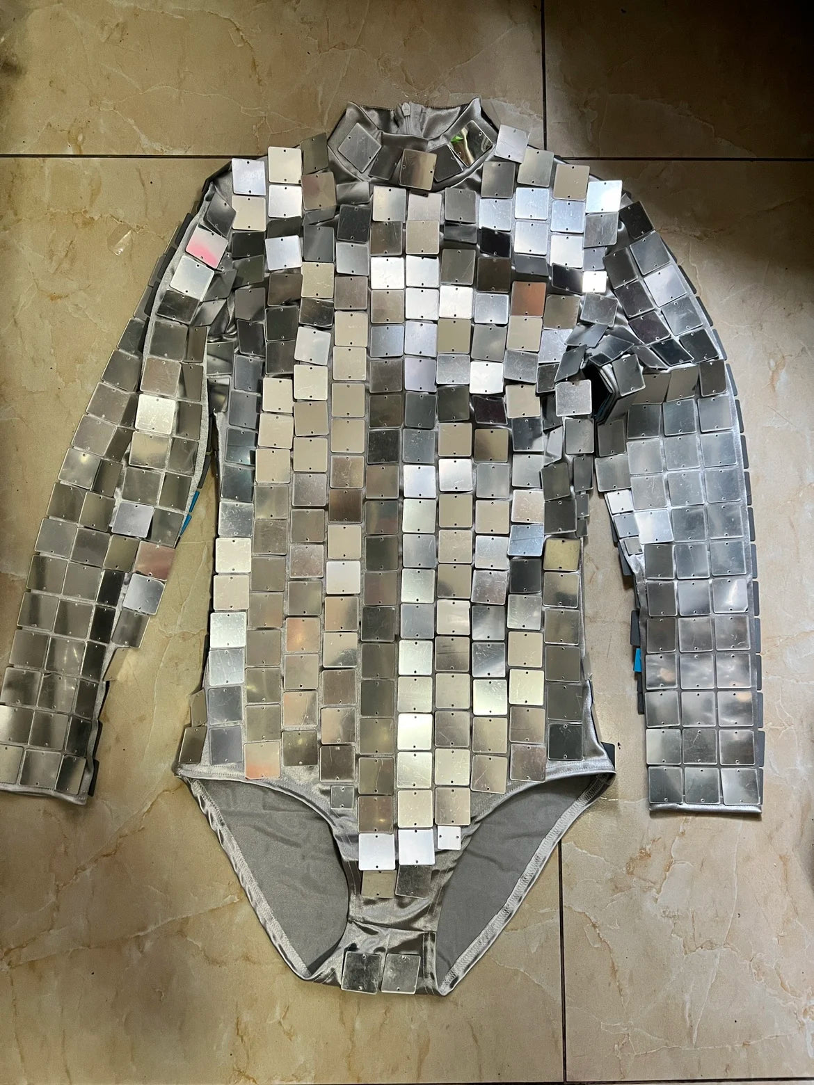 Silver armor costume