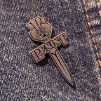 RESIST 1.5" Enamel Pin
