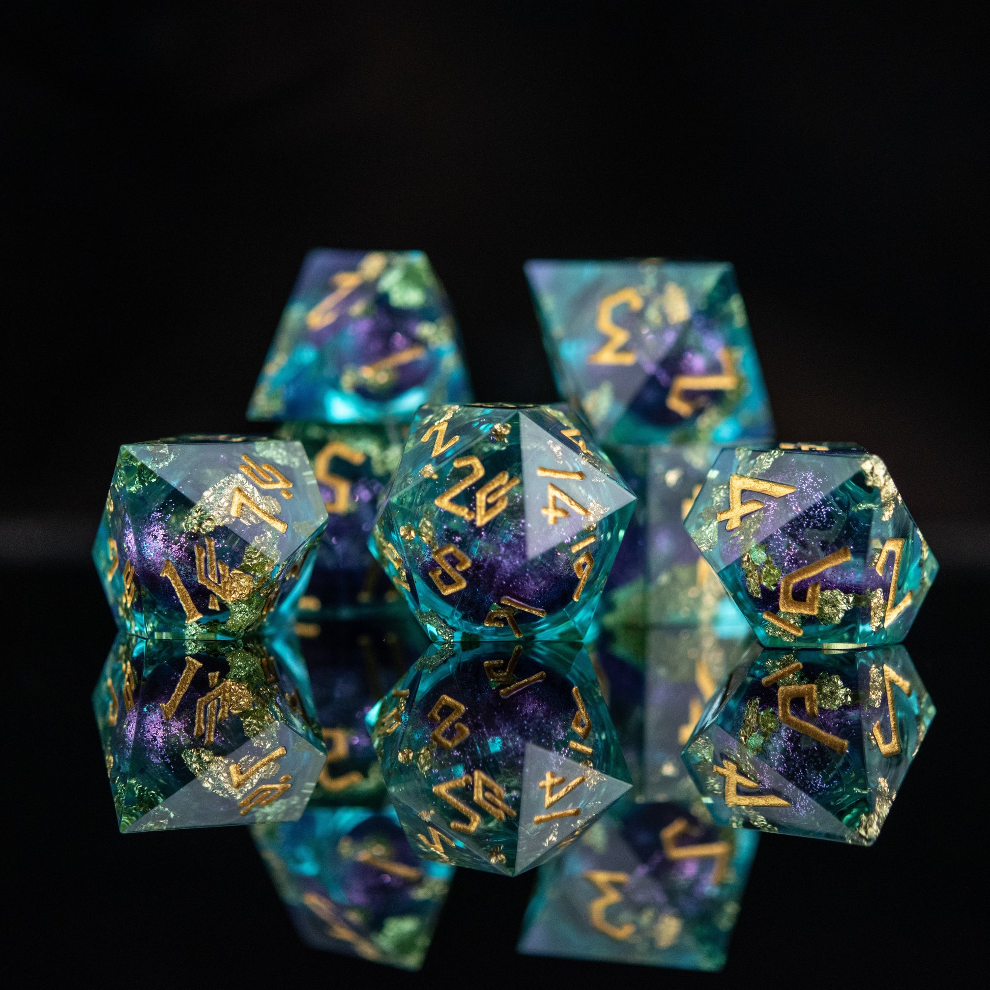 Siren's Treasure Liquid Core Dice Set