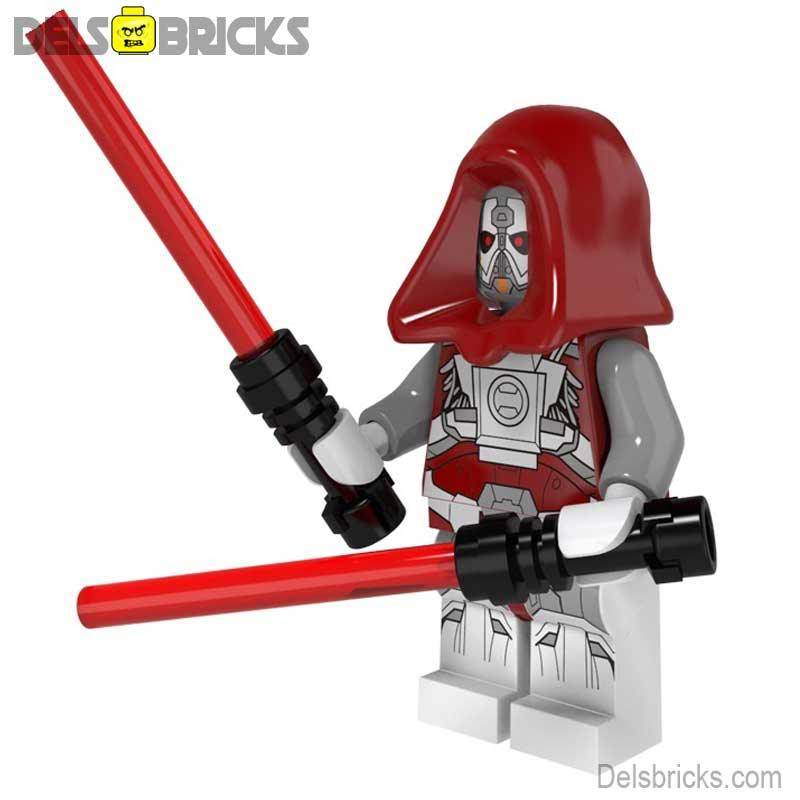 Sith Warrior Lego Minifigures Custom Star Wars Toys - 