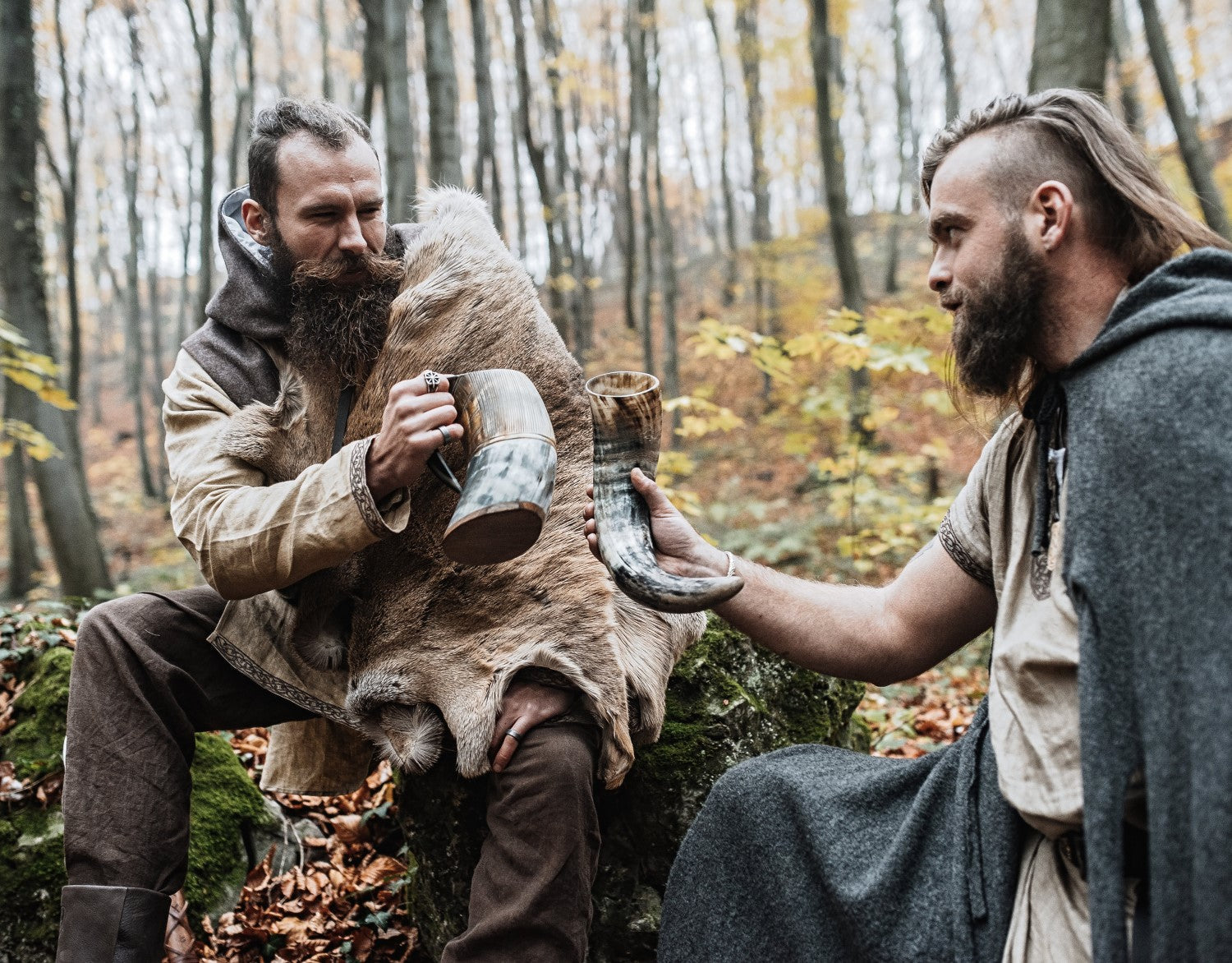 Viking Drinking Horn with Leather Holster – The Journeyman