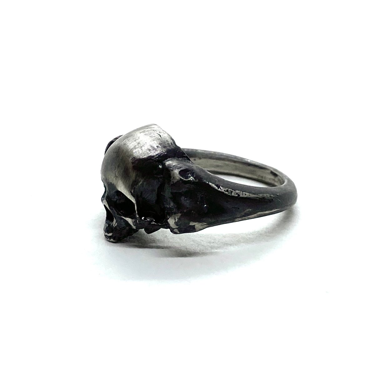 Skull and Bones Ring in Sterling Silver Fulfilled Julian The 2nd