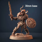 Skutagaard Draugr Skeleton Warrior: Base Sculpt A - With Helmet