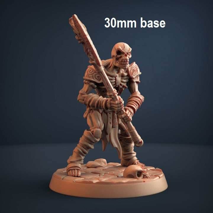 Skutagaard Draugr Skeleton Warrior: Base Sculpt C - Without Helmet
