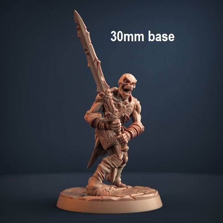 Skutagaard Draugr Skeleton Warrior: Base Sculpt D - Without Helmet