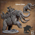 Skutagaard War Mammoth - With Platform Saddle & Tusk Cuffs