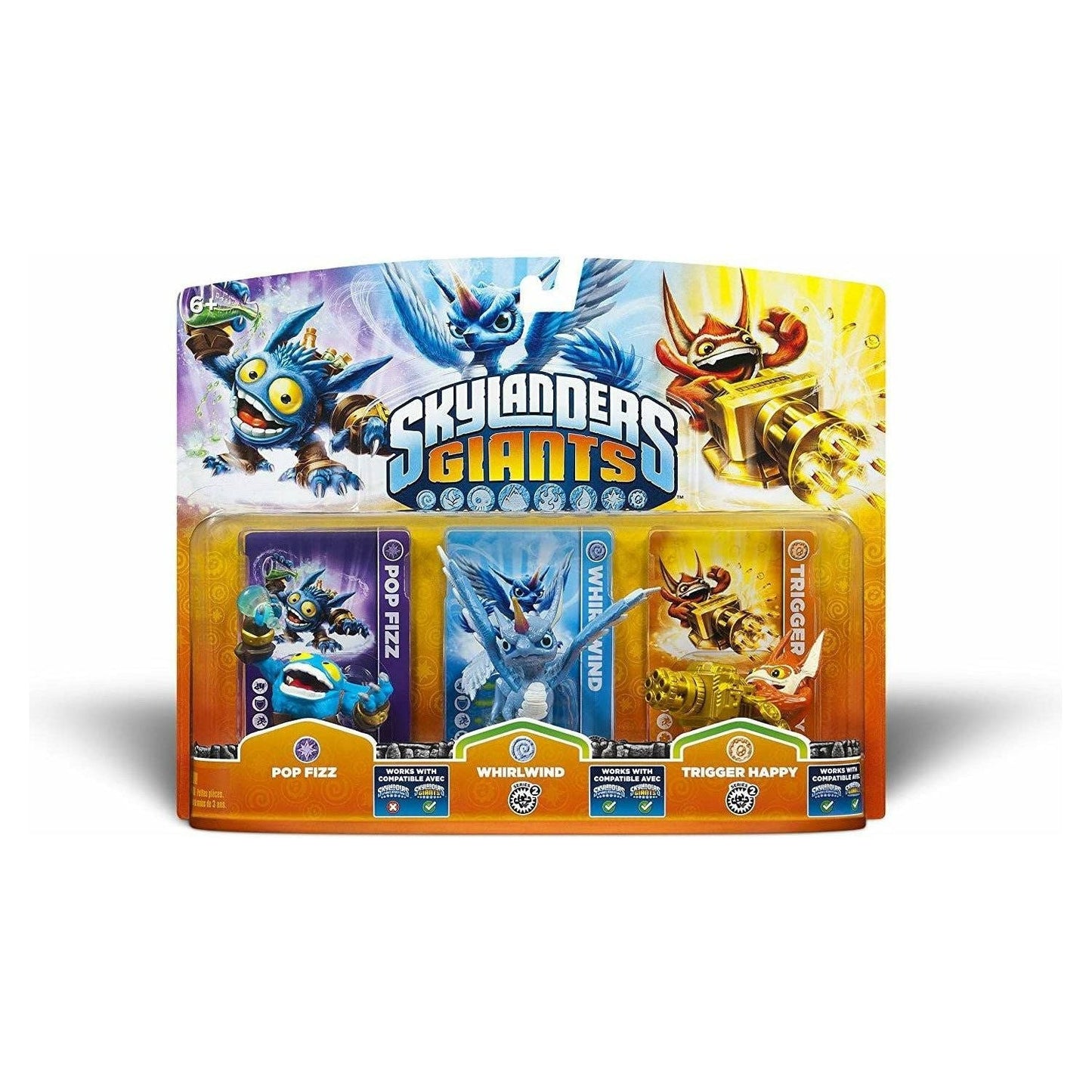 Skylanders Giants Triple Pack #1: Pop Fizz, Whirlwind, Trigger Happy