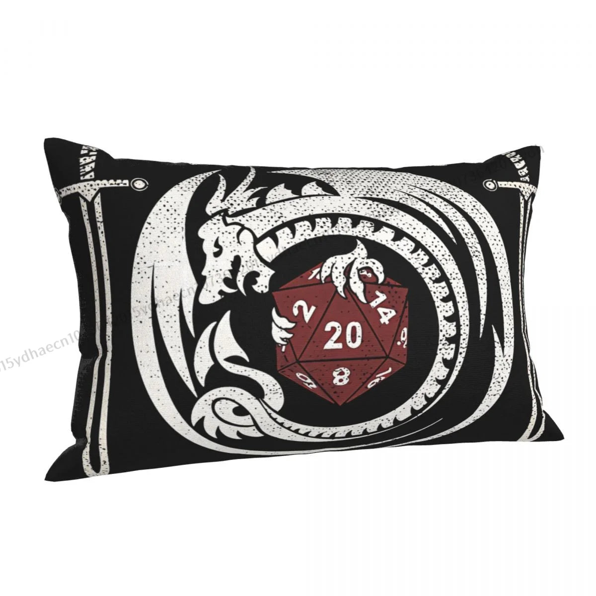 Slayers Guild Printed Pillow Case DND Game Backpack Cushions Covers Breathable Home Decor Pillowcase