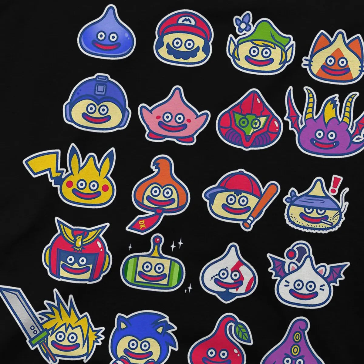 Slime Command Men t-shirt Dragon Quest