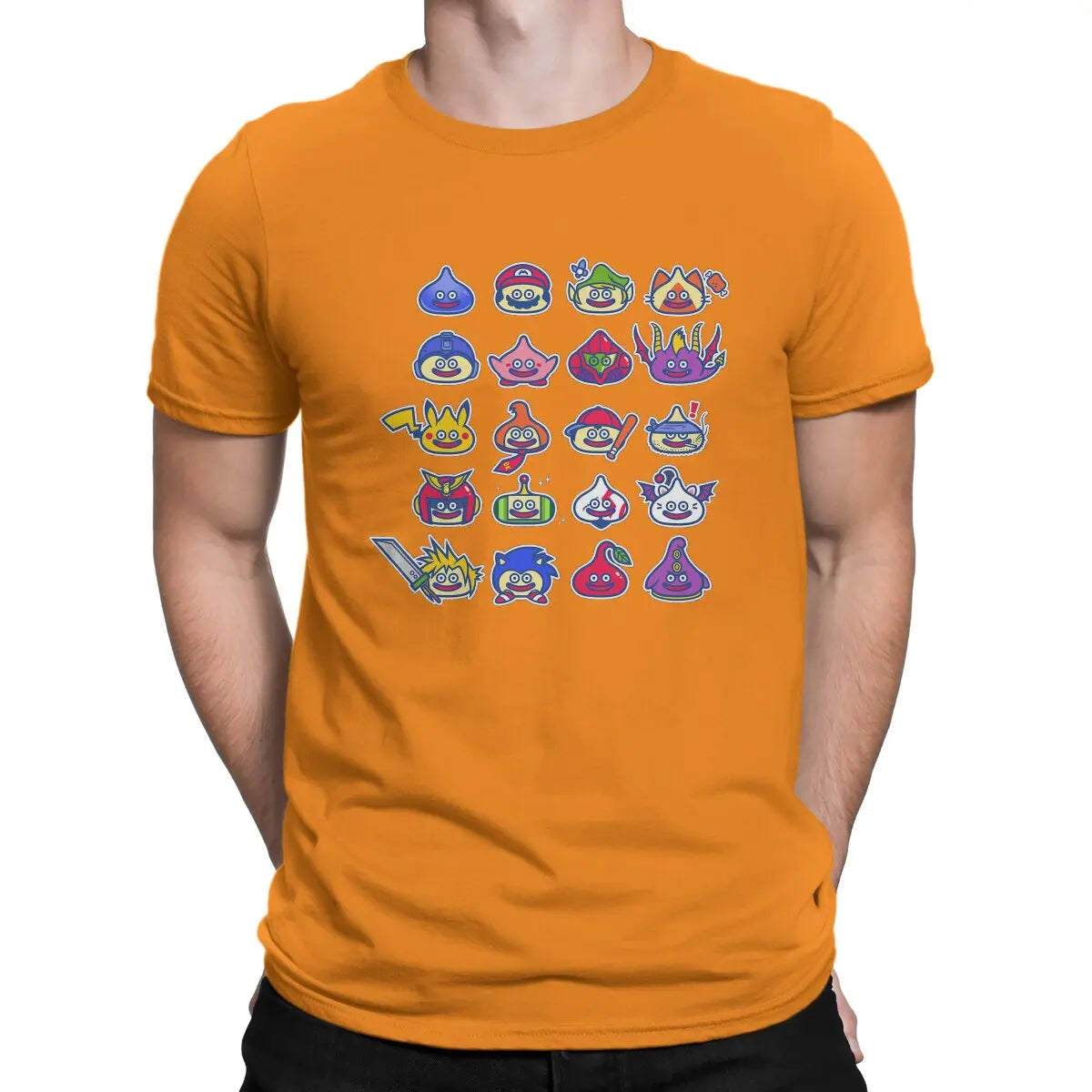 Slime Command Men t-shirt Dragon Quest