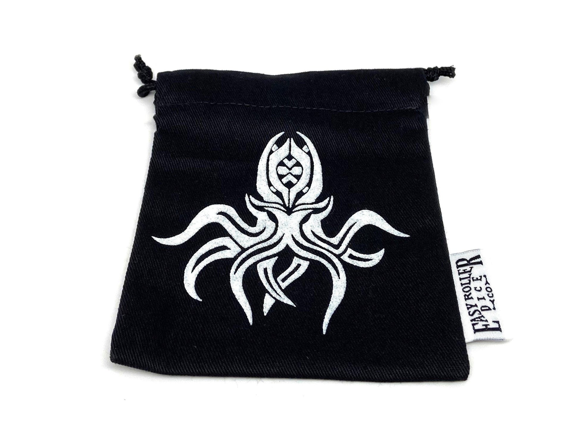 Small Cotton Twill Dice Bag - Cthulhu Design