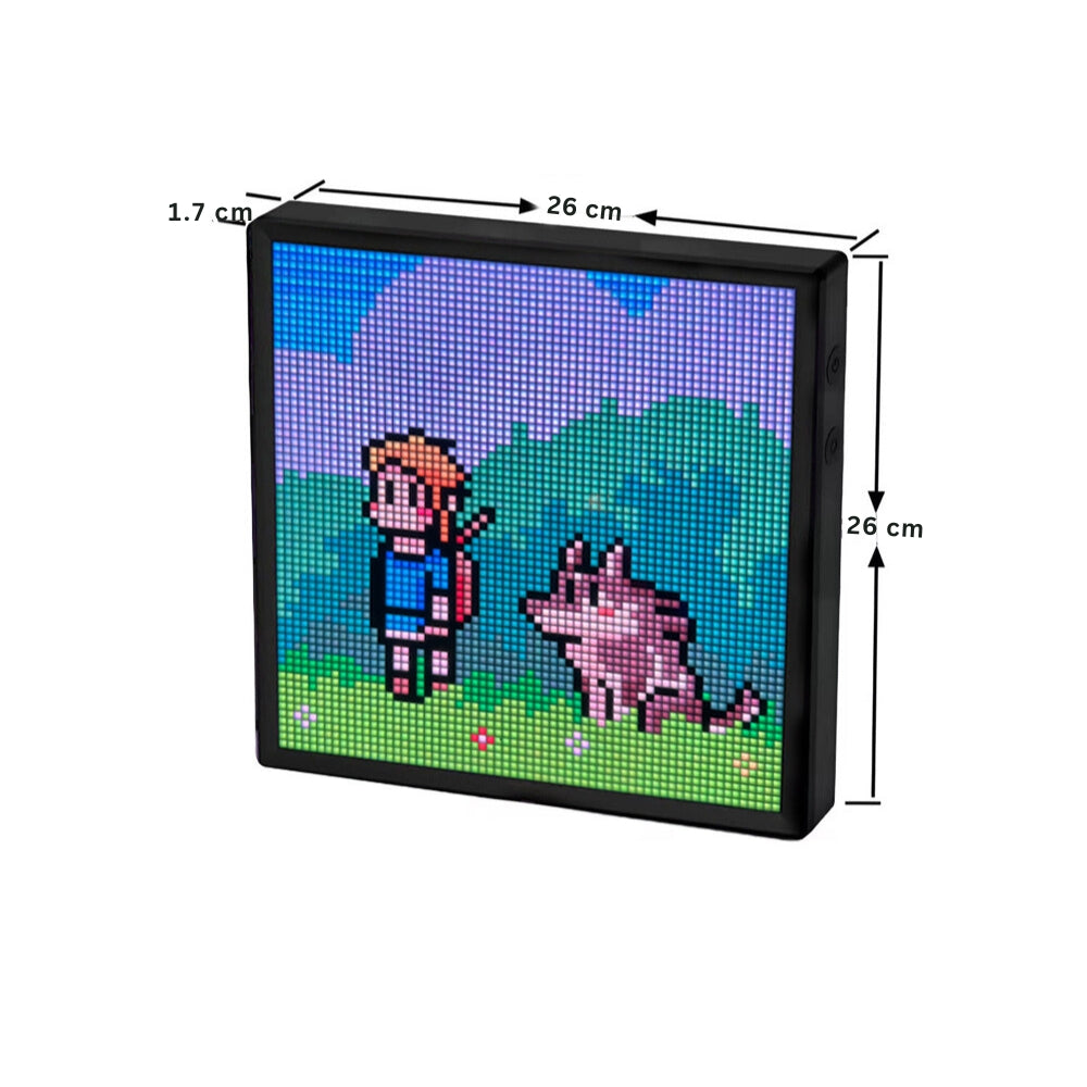 Smart LED Pixel Screen DIY Art Display Gaming Anime Room Decoration