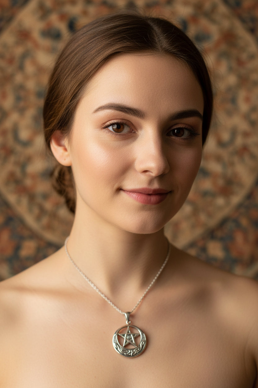 Moon And Star Necklace