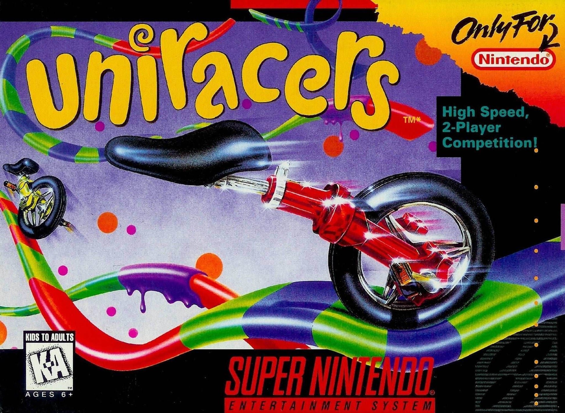 Uniracers (Super Nintendo) - Game Manual Only