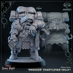 "Snoozer" Svartlevari, Stoutmaster (Male Dwarf Fighter)