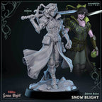 Snow Blight (Female Undead Human Fighter) - 