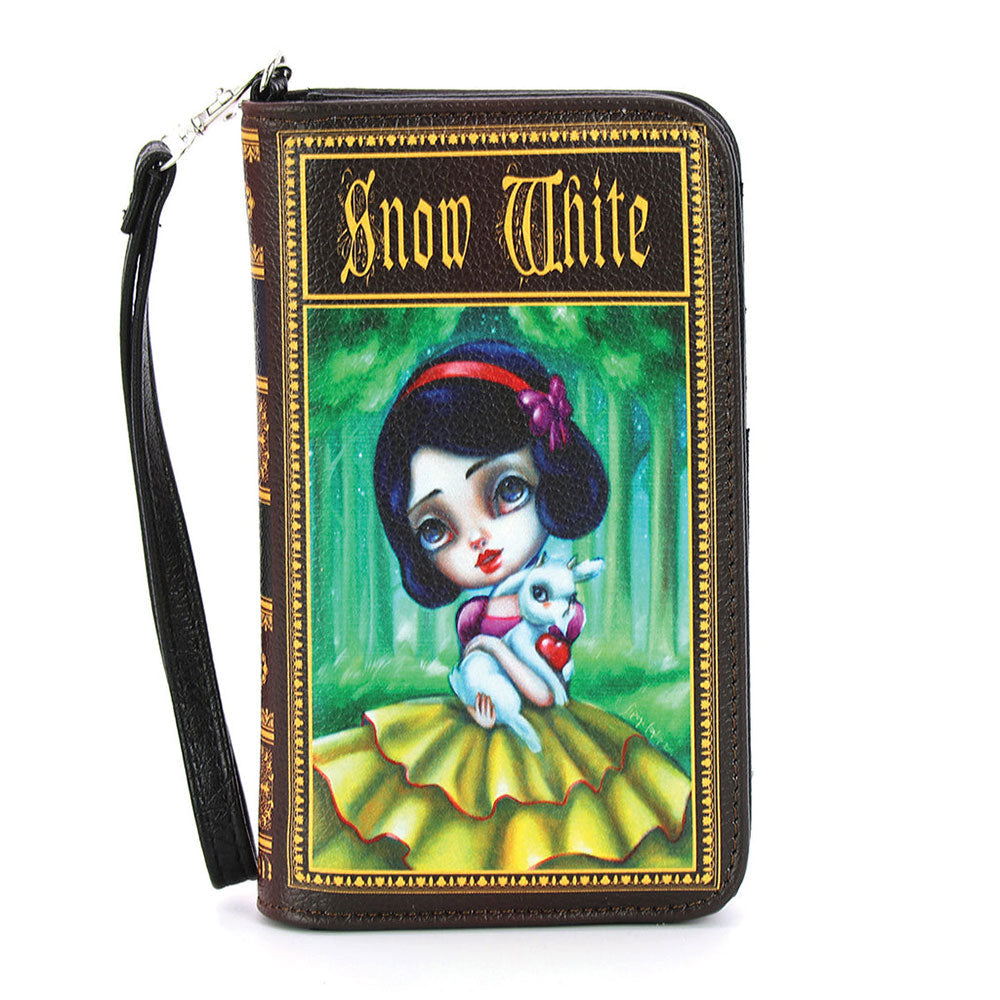 Snow White Book Wallet Wristlet