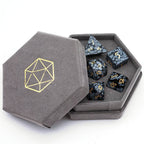 Snowflake Gemstone Dice Set - 