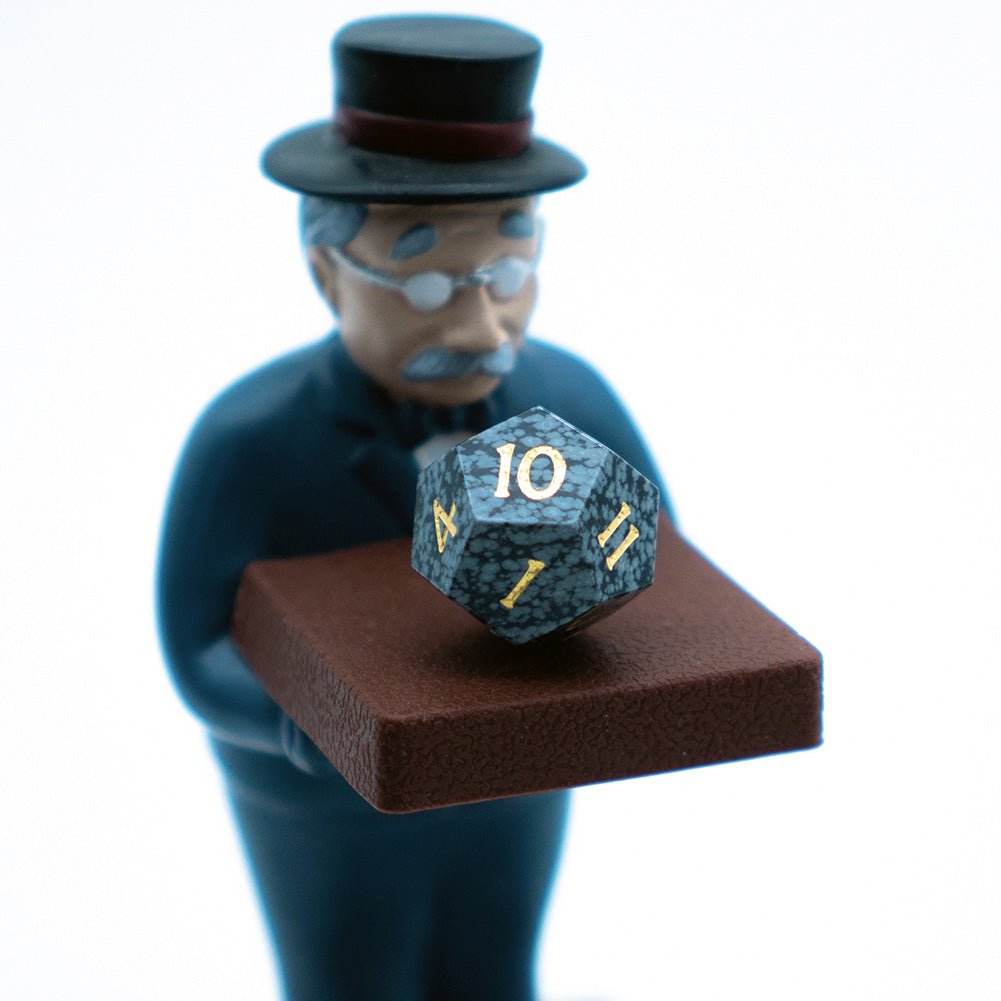 Snowflake Gemstone Dice Set - 