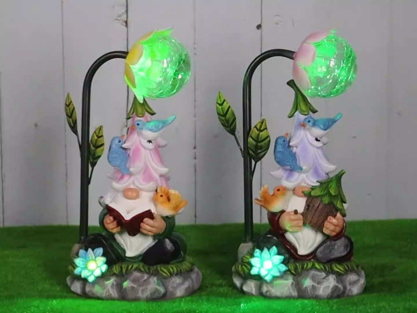 Solar gradient light sprite reading garden decorations