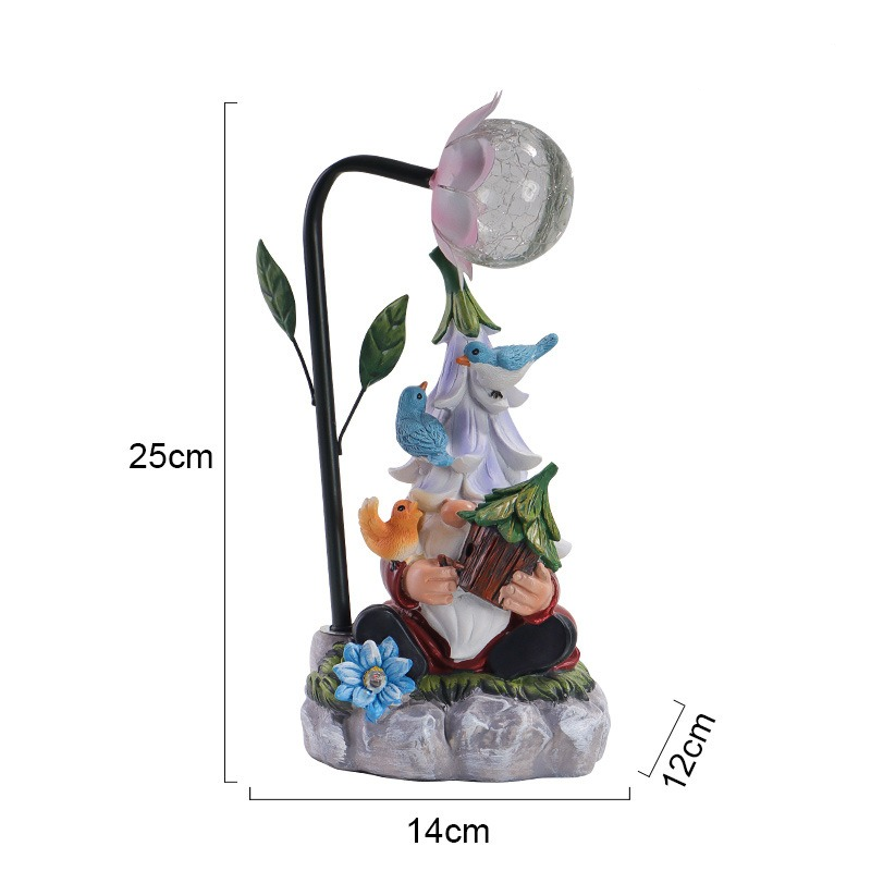 Solar gradient light sprite reading garden decorations