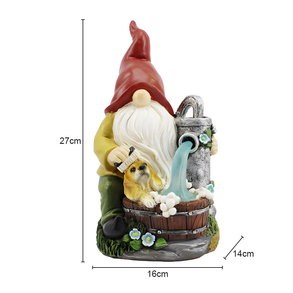 Solar Powered Outdoor LED Lighting Decorative Garden Gnome