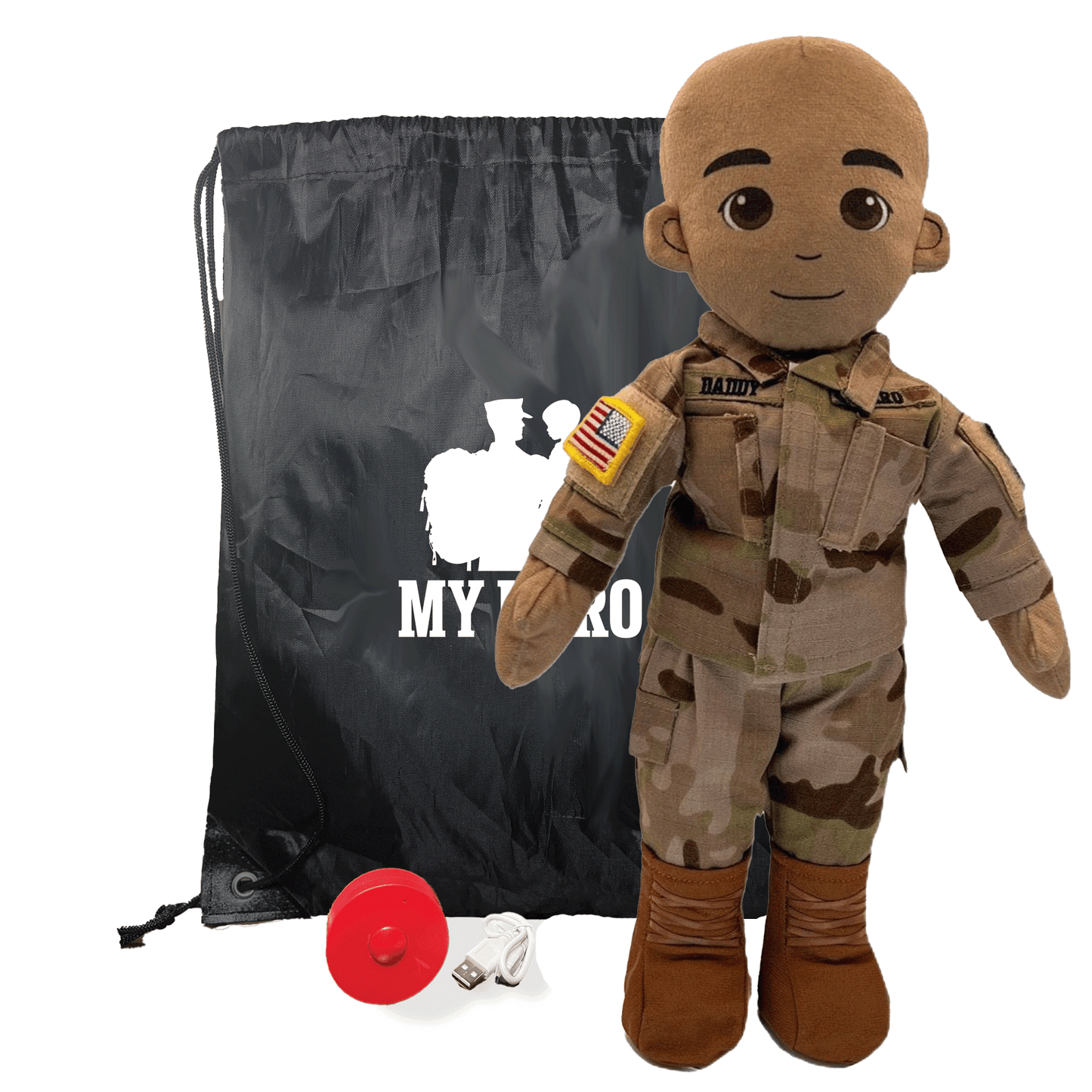 My Hero™ Army Soldier Daddy Doll | Custom Recordable Plush