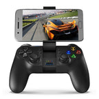 Solid Sustainable Black Bluetooth 2.4GHz Wireless Gamepad Controller Compatible With PC Smartphones Laptop