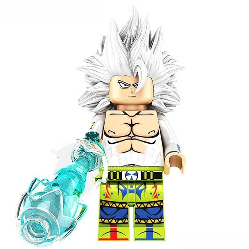 Son Goku SS 4 & tail Dragon Ball Z Lego Minifigures Custom Toys G-23
