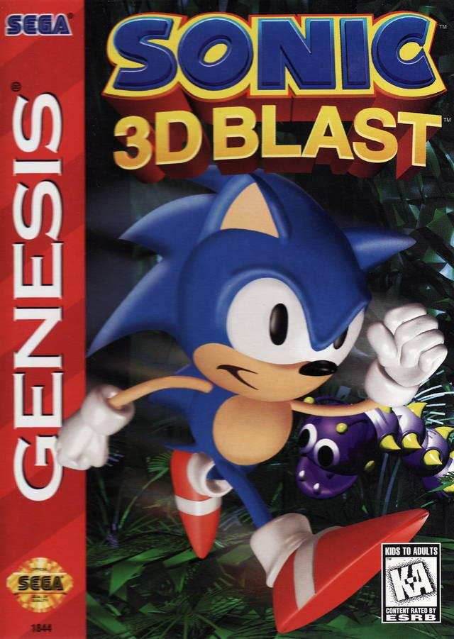 Sonic 3D Blast (Sega Genesis) - Game Manual Only