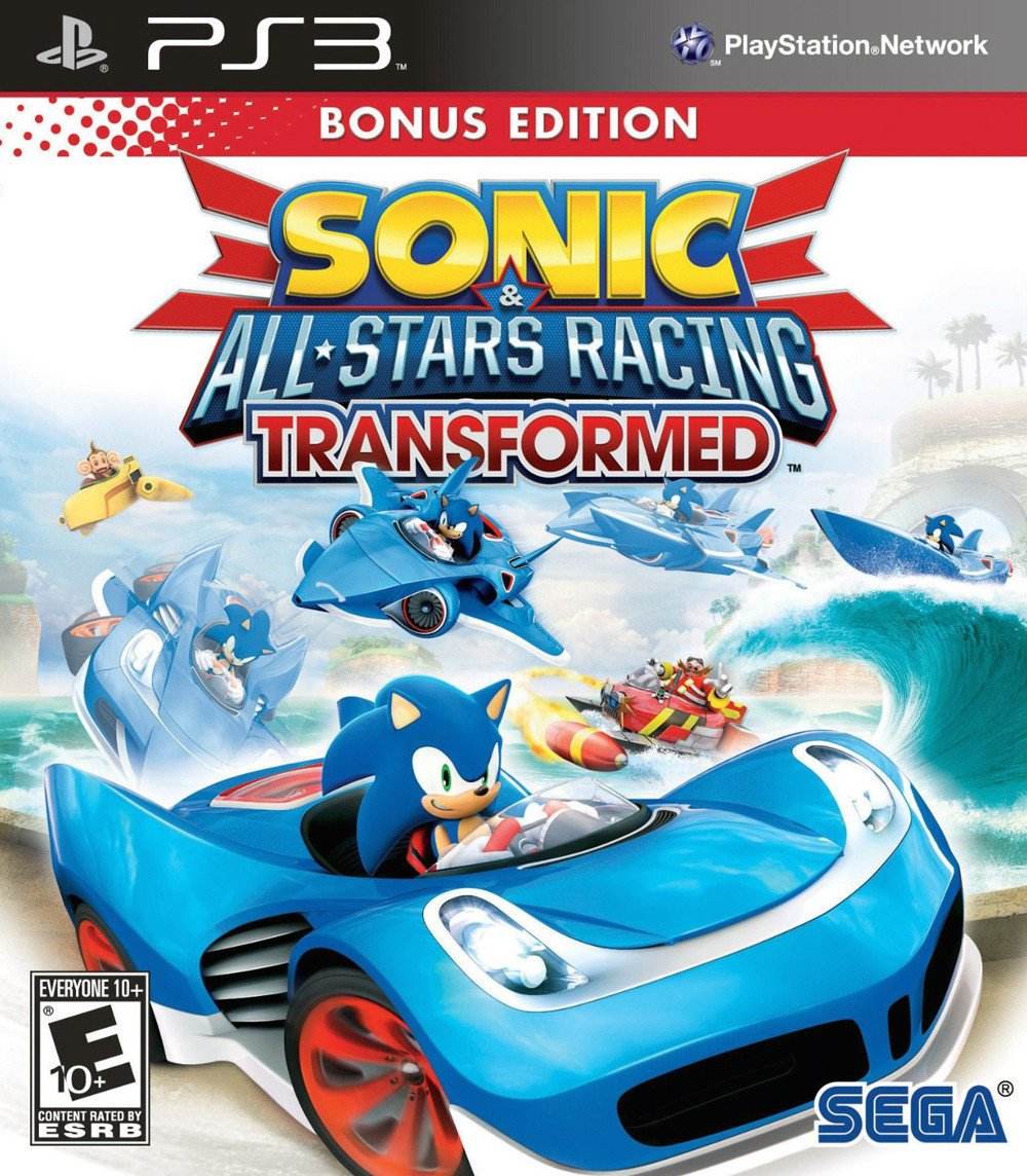 Sonic & SEGA All-Stars Racing: Transformed (Bonus Edition) (Playstation 3) - Game Manual Only