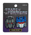 Transformers Decepticons Soundwave and Starscream 2 Pack Enamel Pin Set - 
