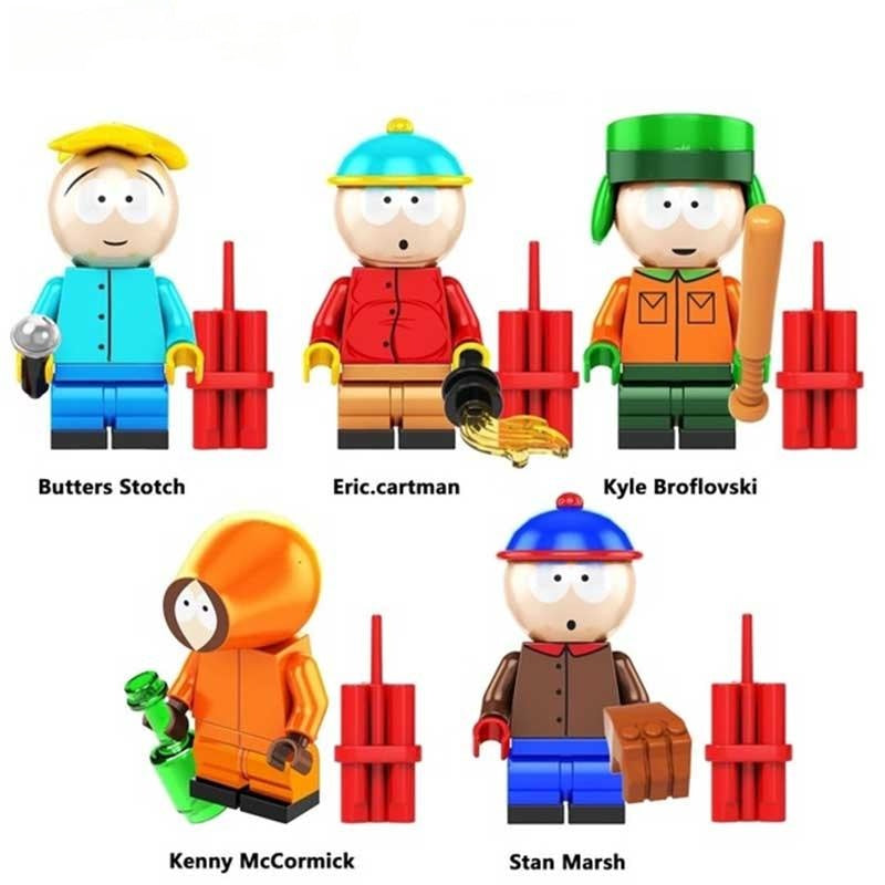 South Park set of 5 Lego Minifigures Custom Toys