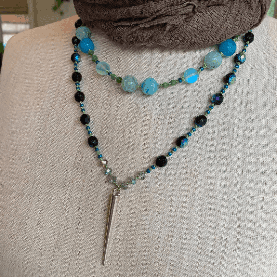 Seaside Moonglow Long Necklace - 