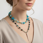 Seaside Moonglow Long Necklace