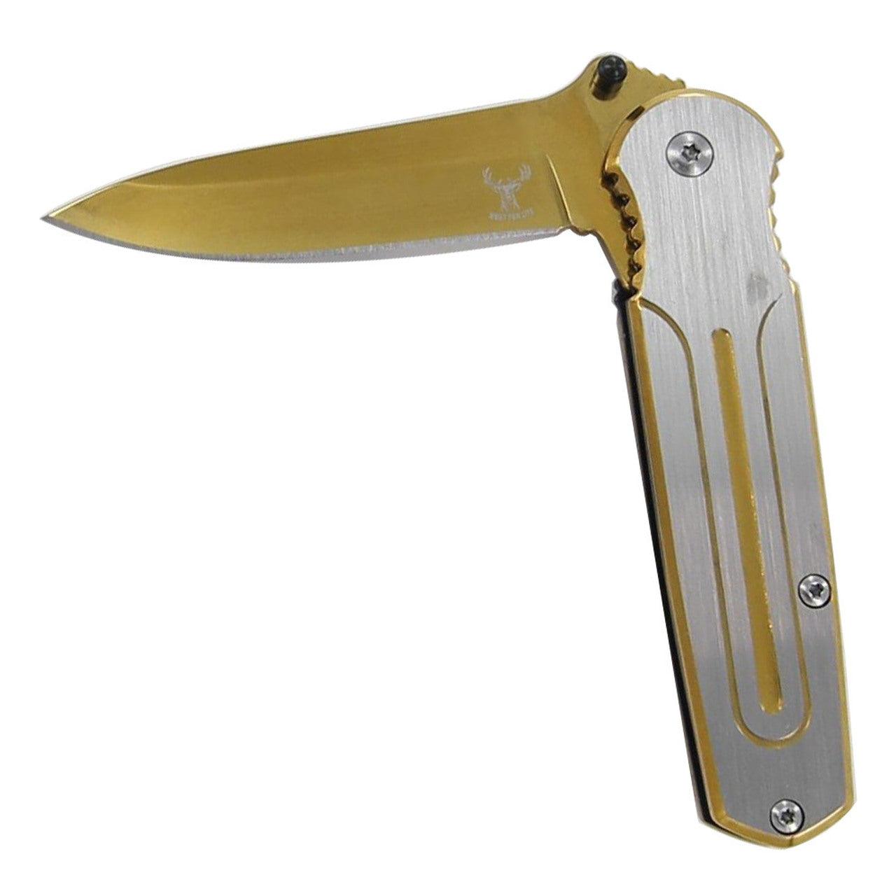 Spring Assist Gold Mine Hunt For Life Knife-2