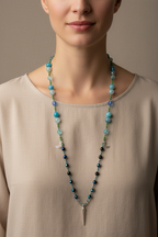 Seaside Moonglow Long Necklace