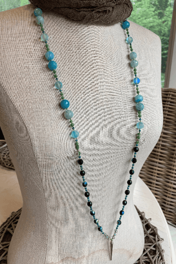 Seaside Moonglow Long Necklace - 
